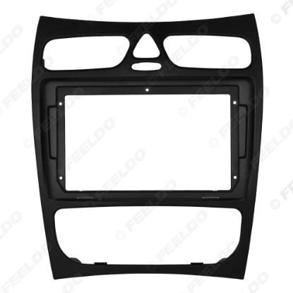 Picture of Car Audio 9" Big Screen Head Unit Dash Fascia Panel Frame Kit Adapter For Mercedes-Benz CLK-KLASSE (209) 2002-2005 Dash Frame
