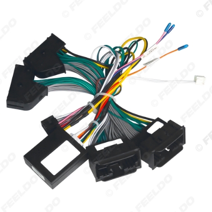 Picture of Car 16pin Power Cord Wiring Harness Adapter With Canbus For Mercedes-Benz Sprinter (19-22) Installation Head Unit