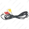 Picture of 1PC 1.5M 3-RCA Male to 3-RCA Male Jack Plug Audio Video AV Extension Cable Stereo AV Connector Cord Media Player Adapter