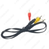 Picture of 1PC 3.5mm TRRS To 3-RCA Male Audio Video Adapter AUX Cable Standard Converter Wire For Speaker TV Box CD DVD Player 1M