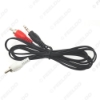 Picture of 1PC 3.5mm Audio Jack To 2-RCA Male Plug Audio Video Adapter Standard Converter Wire For Speaker TV Box CD DVD Player AUX Cable 30cm