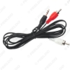 Picture of 1PC 3.5mm Audio Jack To 2-RCA Male Plug Audio Video Adapter Standard Converter Wire For Speaker TV Box CD DVD Player AUX Cable 30cm