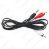 Picture of 1PC 3.5mm Audio Jack To 2-RCA Male Plug Audio Video Adapter Standard Converter Wire For Speaker TV Box CD DVD Player AUX Cable 30cm