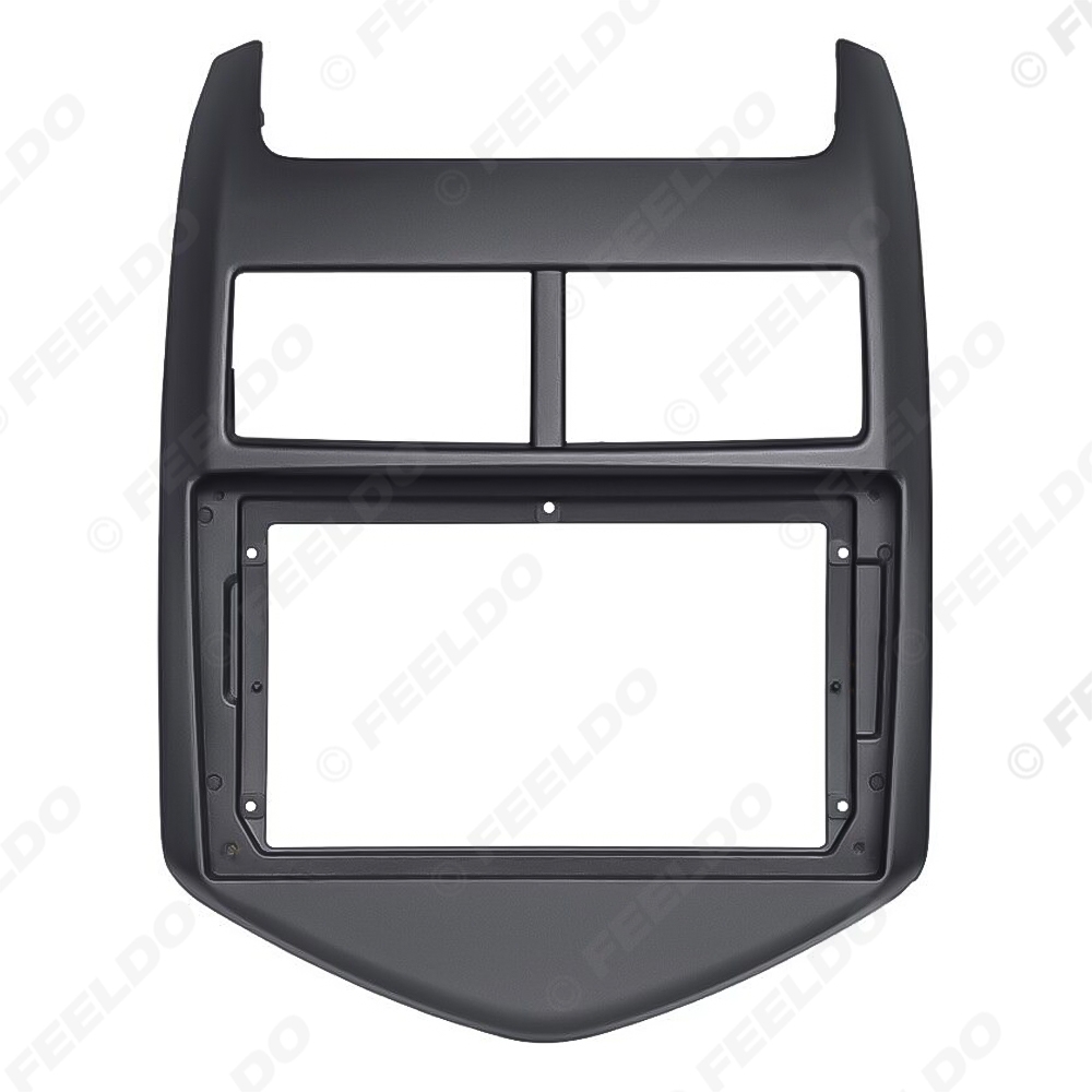 Picture of Car 2Din Audio Face Plate Fascia Frame For Chevrolet AVEO/Sonic 11-13 9" Big Screen DVD Player Stereo Panel Dash Mount Kit