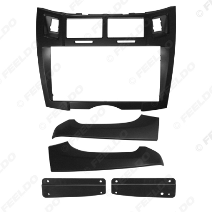 Picture of Car Audio 9" Big Screen Head Unit Dash Fascia Panel Frame Kit Adapter For Toyota Yaris/Vios (05-11) Stereo Dash Frame