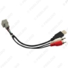Picture of Car 2-RCA Male USB A Male Plug RCA Adapter Audio Converter AUX Cable For Nissan Cube Juke Versa AV Cable