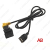 Picture of Car Round 4Pin CD Changer USB Cable With Switch Adapter for Volkswagen POLO Skoda Touran Magotan RCD510 RCD310 RNS315