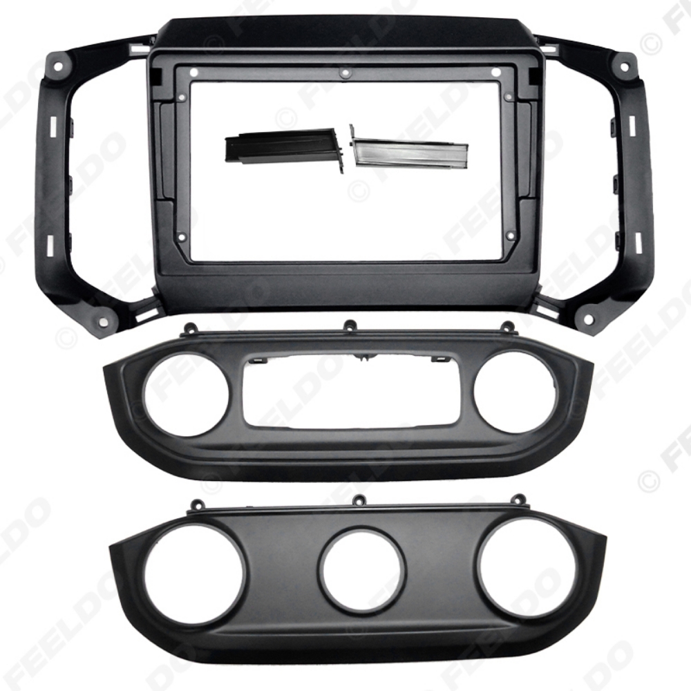 Picture of Car Audio Fascia Frame Adapter For Chevrolet Colorado 9" Big Screen 2DIN Dash Fitting Panel Frame Kit