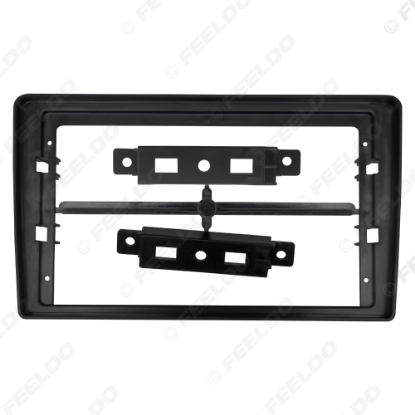 Picture of Car Audio 9" Big Screen Head Unit Dash Fascia Panel Frame Kit Adapter For Volkswagen Touareg (03-10) Dash Frame