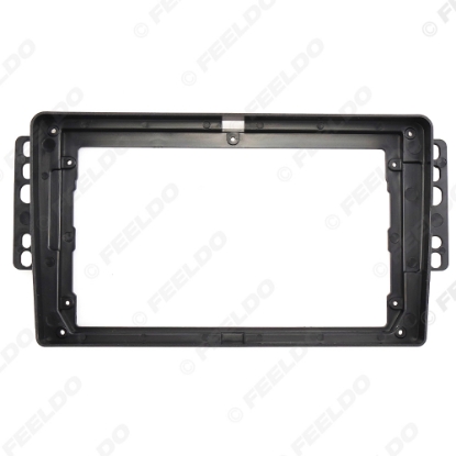 Picture of Car Audio 9" Big Screen Head Unit Dash Fascia Panel Frame Kit Adapter For Foton Xiangling M2 2018 Dash Frame