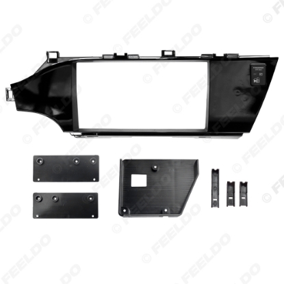 Picture of Car Audio 9" Big Screen Head Unit Dash Fascia Panel Frame Kit Adapter For Toyota Avalon 2013 (Left Wheel) Dash Frame
