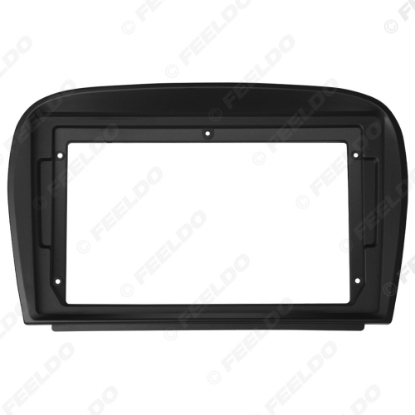 Picture of Car Audio 9" Big Screen Head Unit Dash Fascia Panel Frame Kit Adapter For Mercedes-Benz SL(R230) Radio Dash Frame
