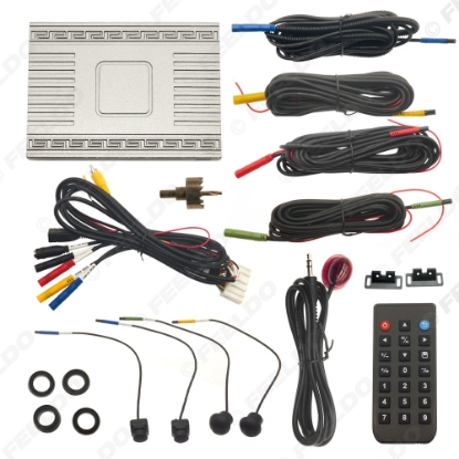Picture of AHD 3D 360 Degrees DVR HD Recorder Surround View Monitoring System Bird View Panorama with Rear Front Left Right Side Camera