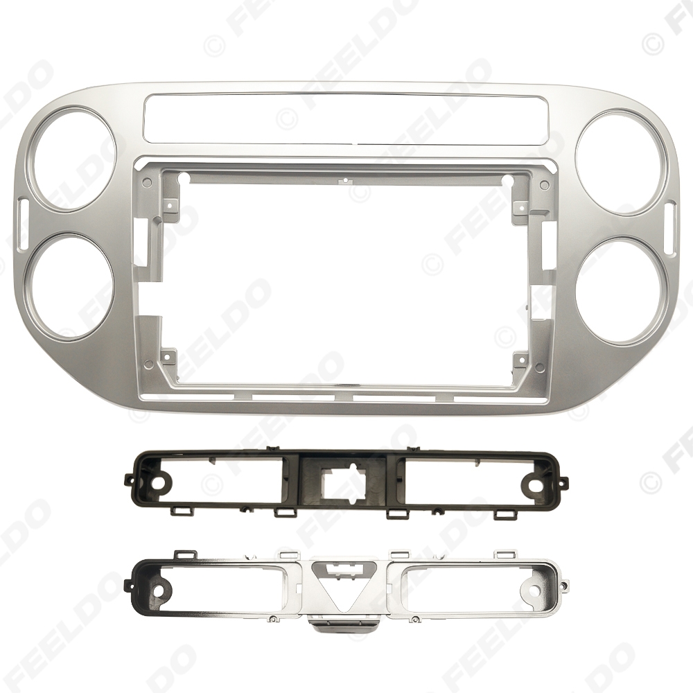 Picture of Car Stereo Audio 2Din Fascia Frame Adapter For Volkswagen Tiguan 9" Big Screen DVD Fitting Panel Frame Installation Kit