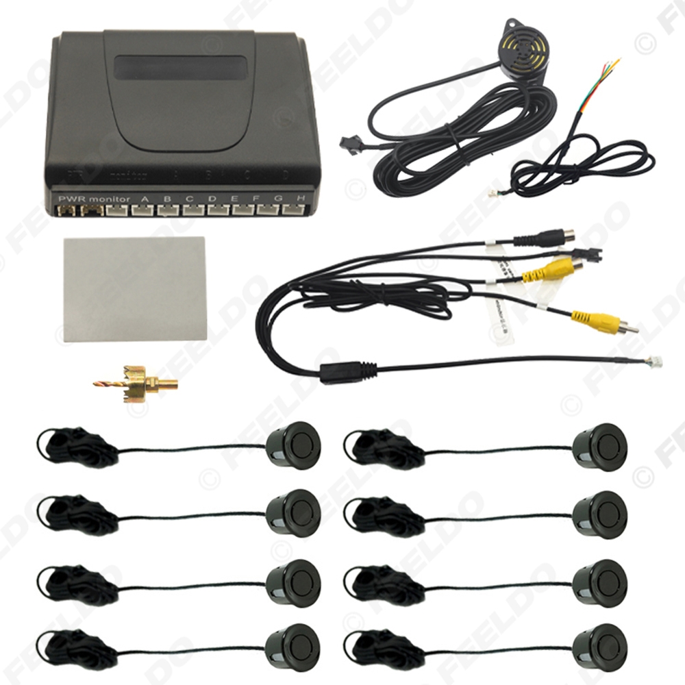 FEELDO CAR ACCESSORIES OFFICIAL STORE. Car 8 Sensors Dual Front/Back ...