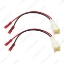 Picture of 2pcs Car 2Pin Stereo Speaker Wire Harness Adaptors For Nissan Auto Speaker Replacement Connection Wiring Plug Cables
