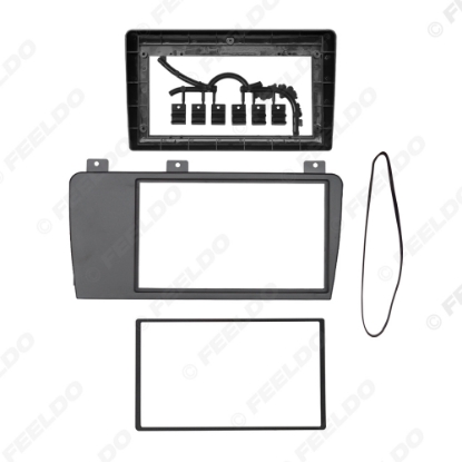 Picture of Car Audio 9"/10.1" Big Screen Head Unit Dash Fascia Panel Frame Kit Adapter For Volvo XC70/V70/S60 (04-07) Dash Frame