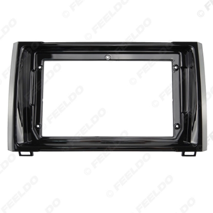 Picture of Car Audio 9" Big Screen Head Unit Dash Fascia Panel Frame Kit Adapter For Toyota Tundra 2014 Radio Dash Frame