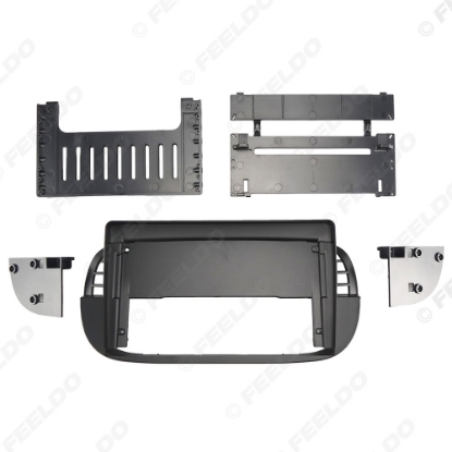 Picture of Car Audio 9" Big Screen Head Unit Dash Fascia Panel Frame Kit Adapter For Fait 500 (2007-2015) Radio Dash Frame