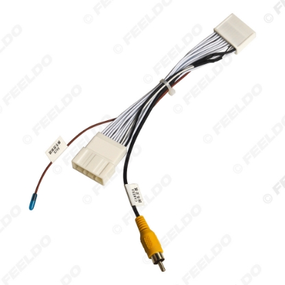 Picture of Auto 16-pin Reverse Camera Output Video Adapter Wiring Cable For Toyota Highlander Original Factory Car Camera Video Output