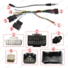 Picture of Car 16pin Power Cord Wiring Harness Adapter With Canbus Box For Citroen C3/C4 (21-23,Low Trim Level)Installation Head Unit