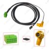 Picture of Car Radio USB AUX-In Cable Plug AUX Socket Adapter For Audi MMI3G 3G+ A6L/A4L/Q5/Q7/A5/S5/TT AUX Wire Harness