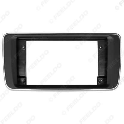 Picture of Car Audio 9" Big Screen Head Unit Dash Fascia Panel Frame Kit Adapter For Nissan Leaf 2018+ Auto Dash Frame