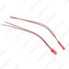 Picture of Car Red 2PIN Headlight Pigtail Terminal Connecting Wiring Male To Female Plug For Auto Projector Lens Modification DIY Wire