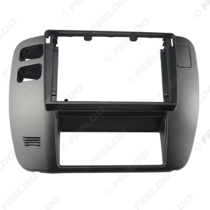 Picture of Car Audio 9" Big Screen Head Unit Dash Fascia Panel Frame Kit Adapter For Nissan Patrol (Y61)(01-04;LHD/RHD) Dash Frame