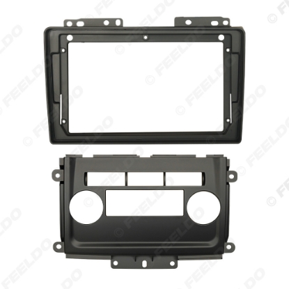 Picture of Car Audio 9" Big Screen Head Unit Dash Fascia Panel Frame Kit Adapter For Nissan Frontier/Xterra 2009 Radio Dash Frame
