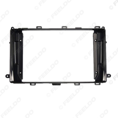 Picture of Car Audio 9" Big Screen Head Unit Dash Fascia Panel Frame Kit Adapter For Toyota Camry 16-19 (For Russia) Radio Dash Frame