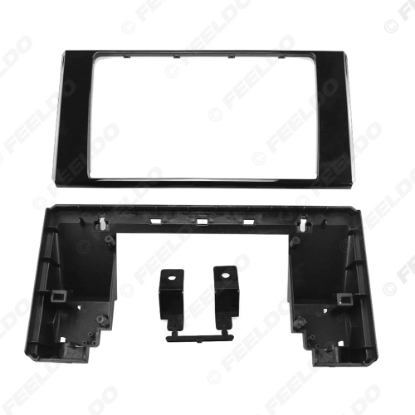 Picture of Car Audio 10.1" Big Screen Head Unit Dash Fascia Panel Frame Kit Adapter For Toyota FJ Cruiser 2023 Auto Radio Dash Frame