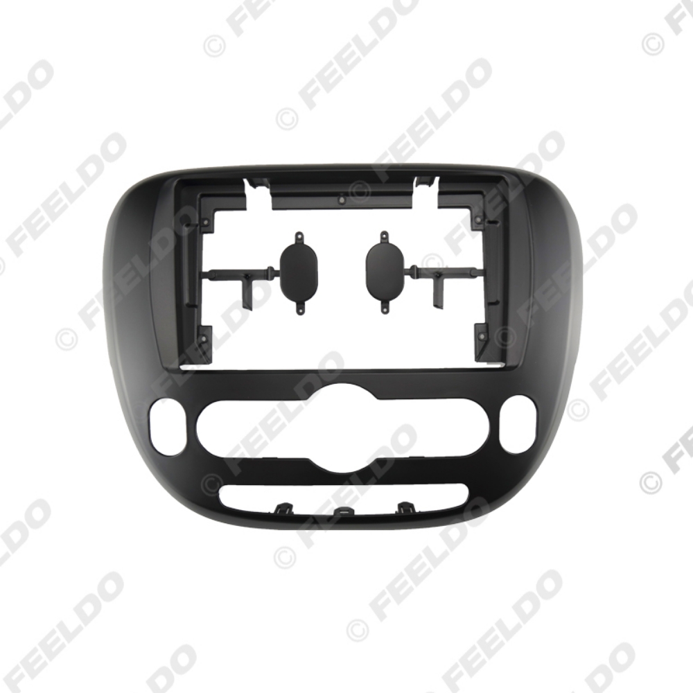 Picture of Car 2Din Audio Face Plate Fascia Frame For KIA Soul 9" Big Screen Radio Stereo Panel Dash Mount Refitting Kit