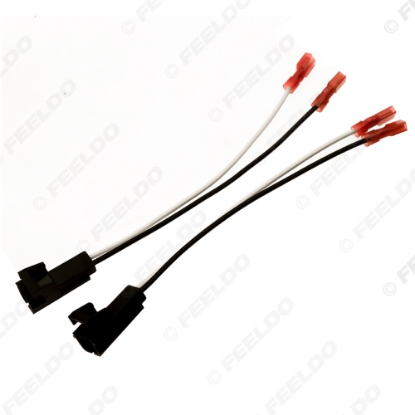 Picture of 2pcs Car 2Pin Stereo Speaker Wire Harness Adaptors For Buick/Chevrolet/Hummer/Suzuki Auto Speaker Replacement Connection Wiring Plug Cables