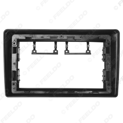 Picture of Car Audio 9" Big Screen Head Unit Dash Fascia Panel Frame Kit Adapter For KIA Cerato (Auto AC,2005) Radio Dash Frame