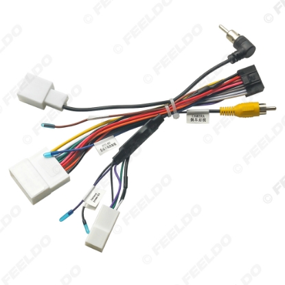 Picture of Car 16pin Power Cord Wiring Harness Adapter For Subaru Forester XV(08-12) For Subaru Impreza(03-08) Installation Head Unit