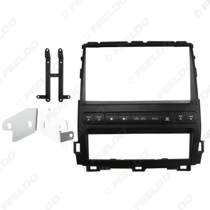 Picture of Car Audio 9" Big Screen Head Unit Dash Fascia Panel Frame Kit Adapter For Toyota Prado (03-09,High Trim Level) Dash Frame