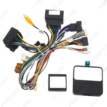 Picture of Car 16pin Power Cord Wiring Harness Adapter With Canbus Box For  Audi Q3 2013-2017 Installation Head Unit