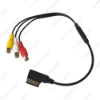 Picture of Car Media Music 3-RCA Female To MDI/AMI Interface AUX Cable For Audi Volkswagen Skoda Wire Aux Adapter 