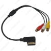 Picture of Car Media Music 3-RCA Female To MDI/AMI Interface AUX Cable For Audi Volkswagen Skoda Wire Aux Adapter 