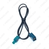 Picture of Single Female Fakra To Male Fakra Antenna Extension Cable For Car Stereo Head Unit With Optional Length
