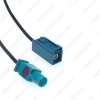 Picture of Single Female Fakra To Male Fakra Antenna Extension Cable For Car Stereo Head Unit With Optional Length