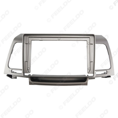 Picture of Car Audio 9" Big Screen Head Unit Dash Fascia Panel Frame Kit Adapter For KIA Opirus 2007-2008 (LHD) Radio Dash Frame