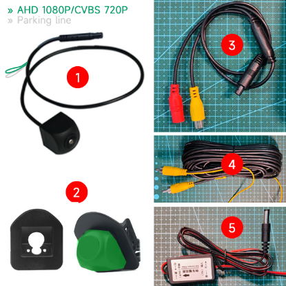 Picture of Car Rear View Camera For Honda Civic 2016~2021 HD CCD Night Vision Backup Reverse Parking Camera