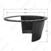 Picture of 2pcs 6.5" Car Auido Horn Speaker Waterproof Cover Plastic Protective Horn Spacer Stereo Speaker Washer Cover