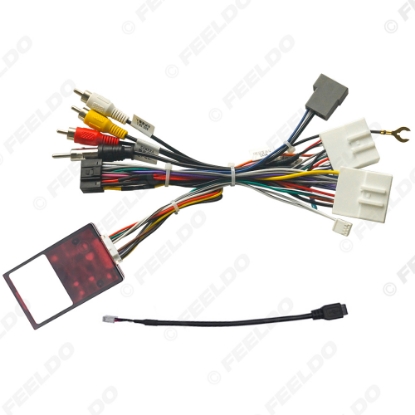 Picture of Car 16pin Audio Wiring Harness With Canbus Box For Nissan X-TRAIL Aftermarket Stereo Installation Wire Adapter