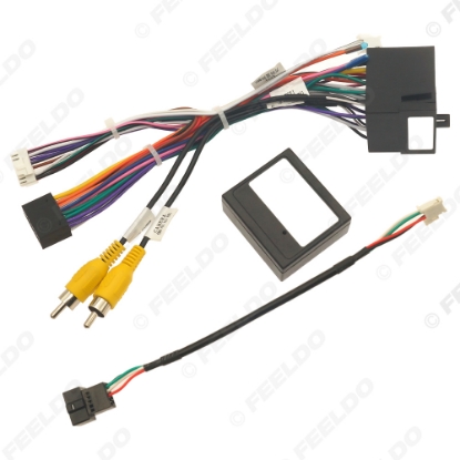 Picture of Car 16pin Power Cord Wiring Harness Adapter With Canbus Box For Dongfeng Fengon 580 2016-2017 Installation Head Unit