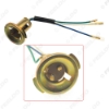 Picture of Car Truck 1157 BA15D Lamp Bulb Socket Adapter Double Claw Lamp Holder Brake Signal Light Socket Base Connector Cable