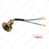 Picture of Car Truck 1157 BA15D Lamp Bulb Socket Adapter Double Claw Lamp Holder Brake Signal Light Socket Base Connector Cable