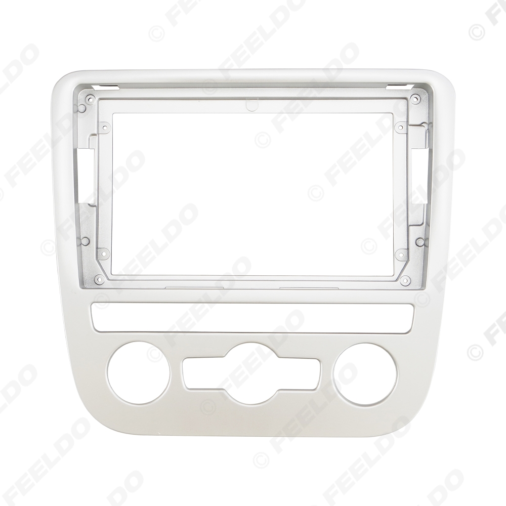 Picture of Car Radio Stereo 2Din Fascia Frame for Volkswagen Scirocco (09-14) 9 Inch Big Screen DVD Dashboard Panel Mount Trim Kit